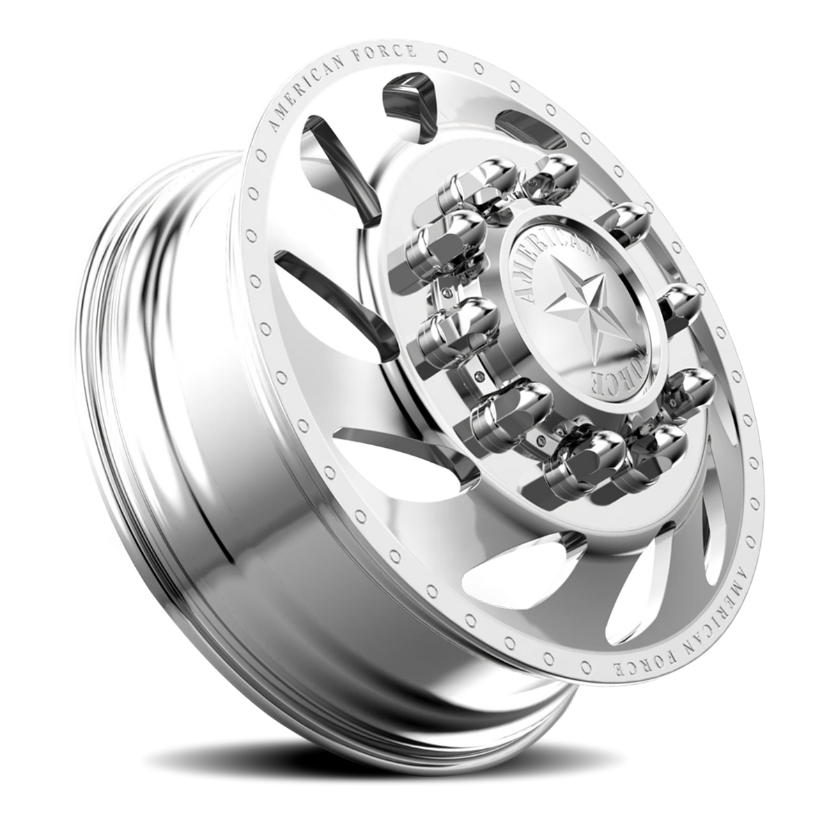 American Force F08 Flow DRW Polished 24x8.25 +169 10x225mm 170mm - Wheelwiz
