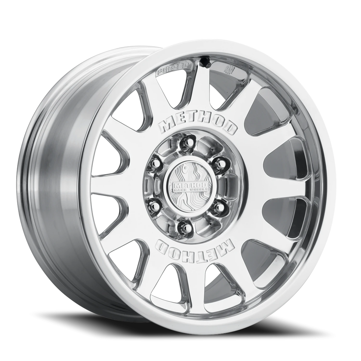 Method Race Wheels Forged MR203 Polished W/ Clear Coat 17x8.5 0 6x139.7mm 106.25mm
