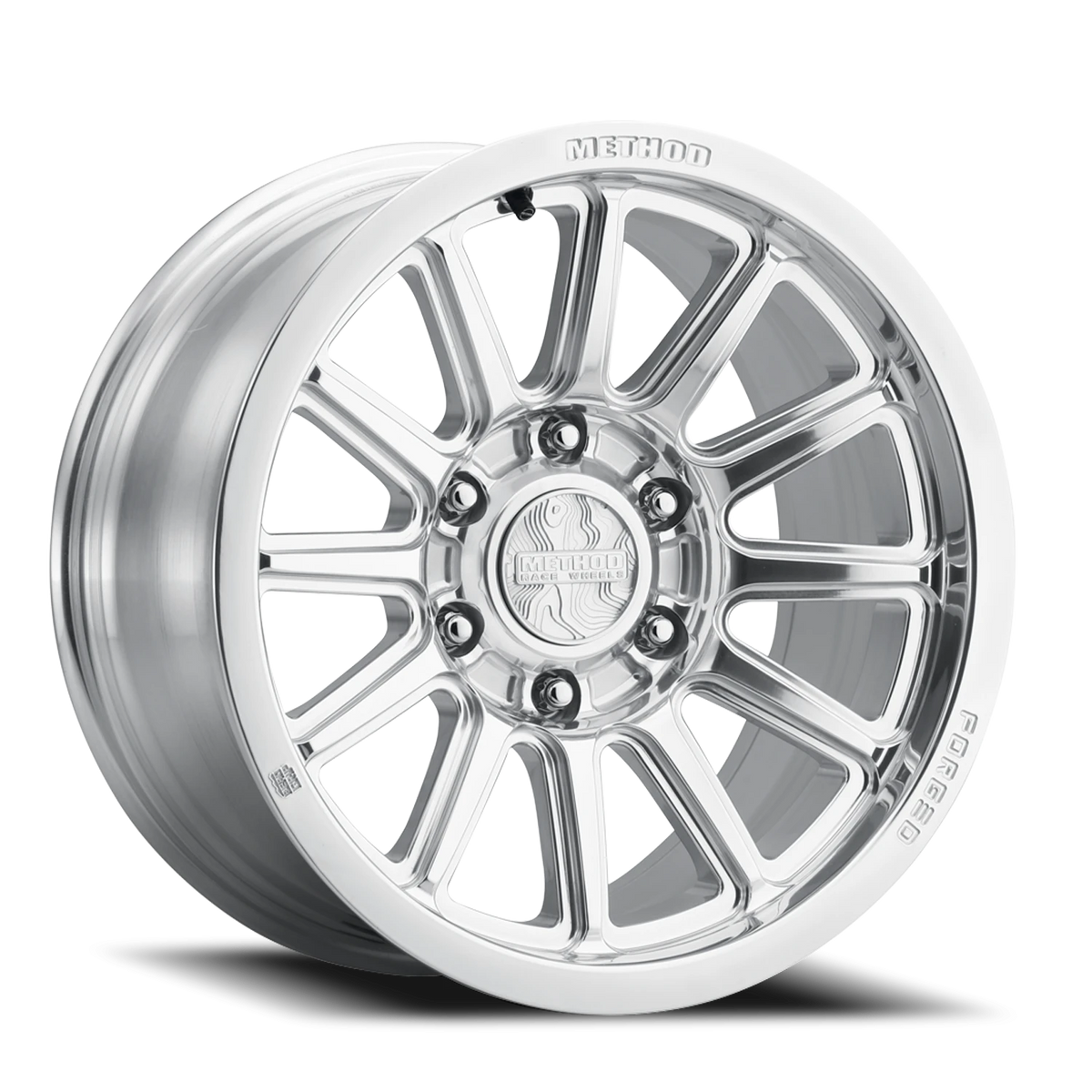 Method Race Wheels Forged MR204 Polished W/ Clear Coat 17x8.5 0 6x135mm 87mm