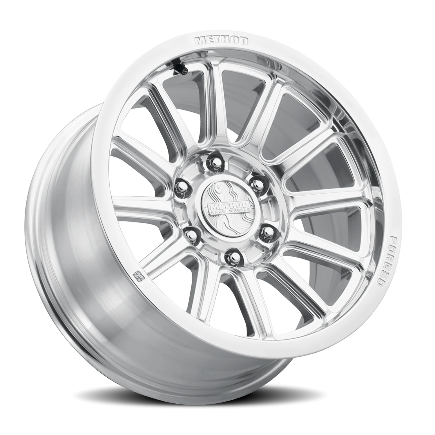 Method Race Wheels Forged MR204 Polished W/ Clear Coat 18x9 +12 6x139.7mm 106.25mm