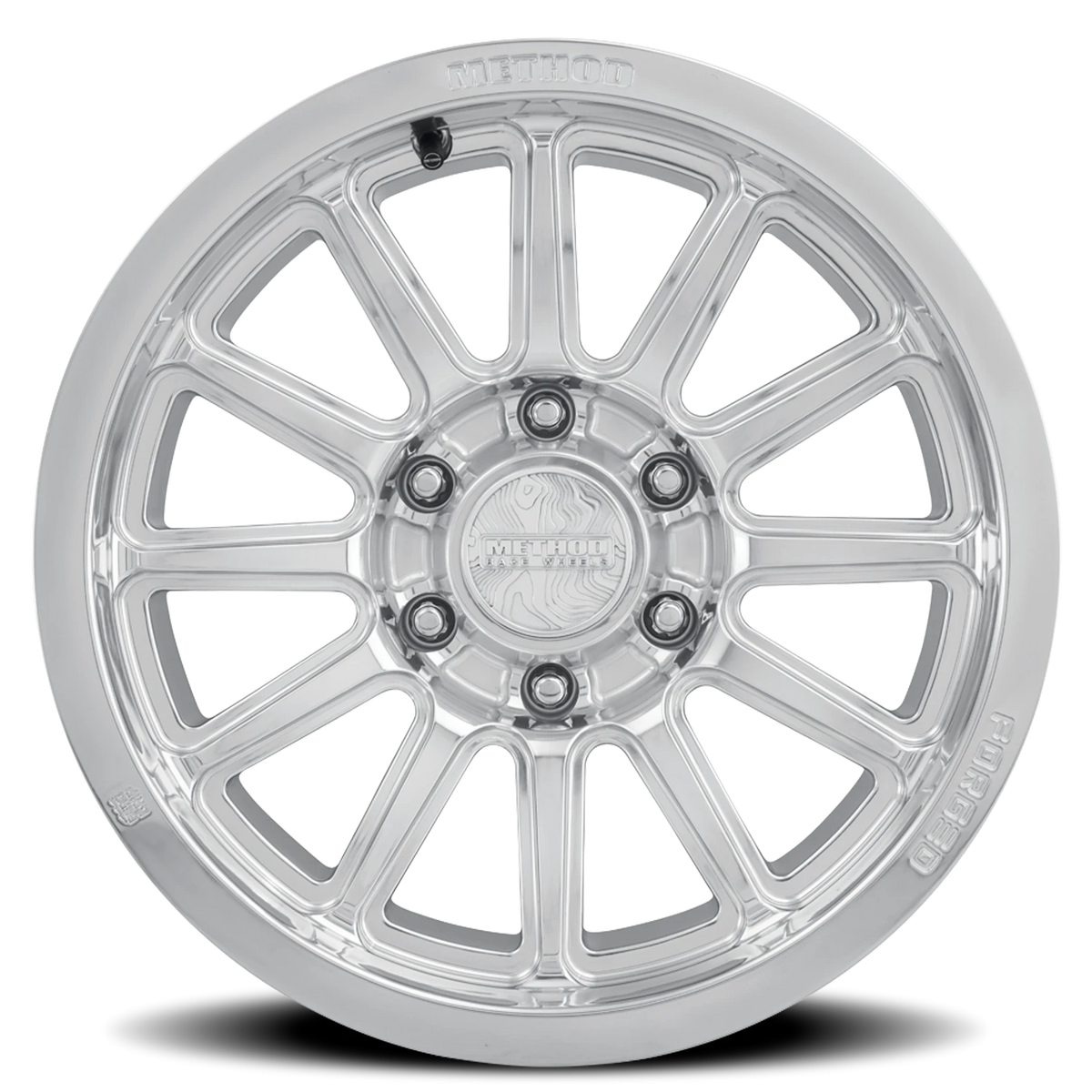 Method Race Wheels Forged MR204 Polished W/ Clear Coat 18x9 +12 6x135mm 87mm