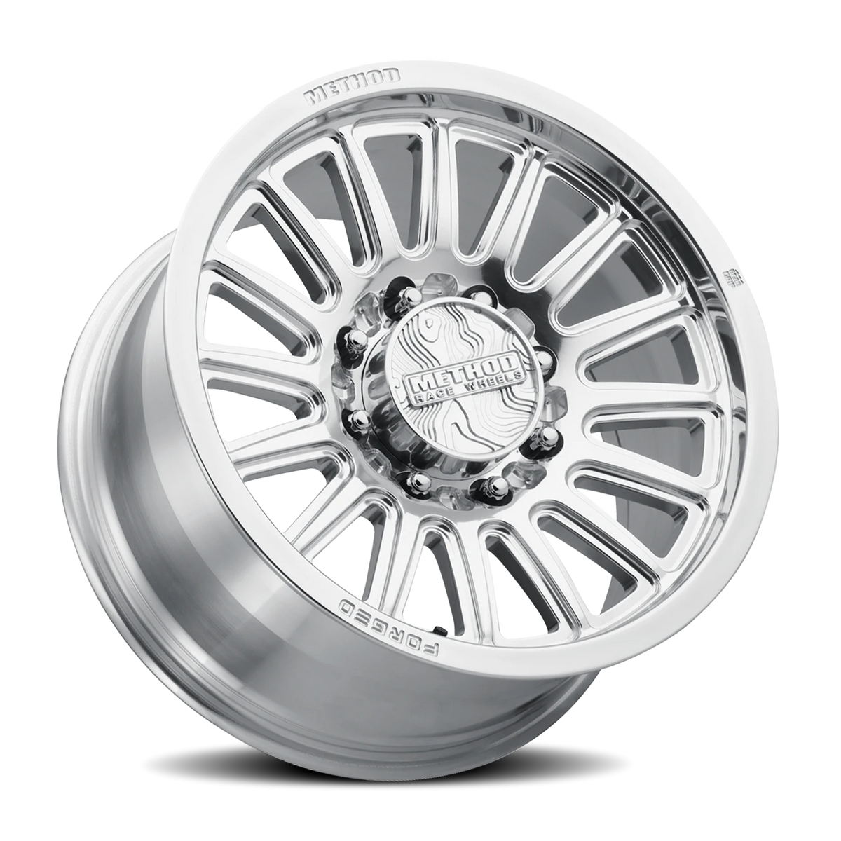 Method Race Wheels Forged MR204 Polished W/ Clear Coat 18x9 +12 8x180mm 130.8mm