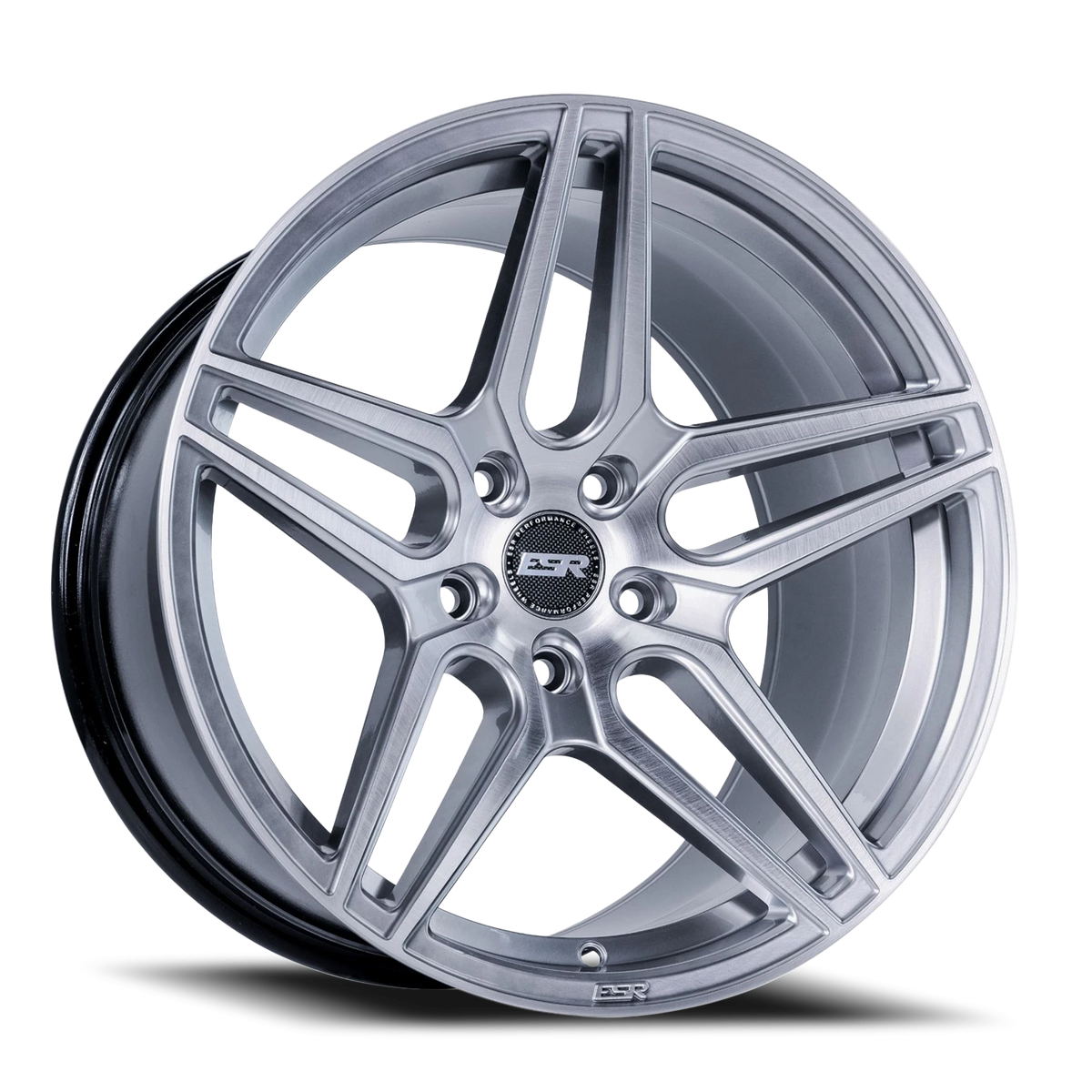 ESR Wheels RF15 Brushed Titanium 18x8.5 +30 5x120mm 72.6mm - Wheelwiz