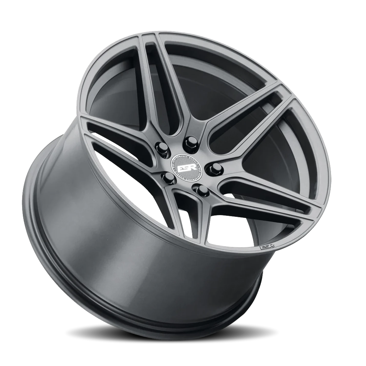 ESR Wheels Forgetech Series RF15 Matte Graphite 19x9.5 +35 5x114.3mm 73.1mm - Wheelwiz