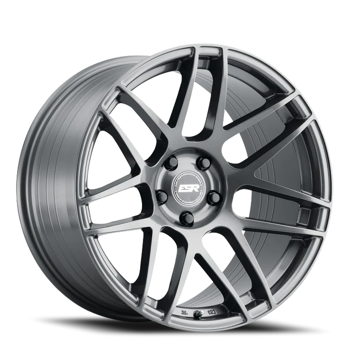 ESR Wheels Forgetech Series RF1 Gloss Graphite 18x9.5 +22 5x120.6mm 72.56mm - Wheelwiz