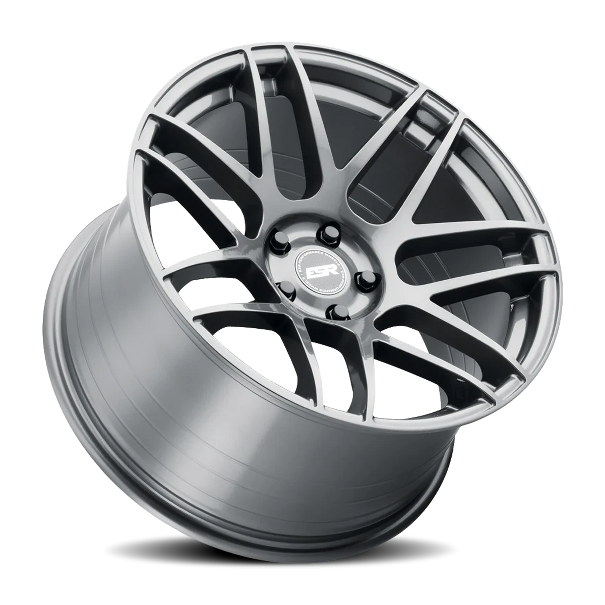 ESR Wheels Forgetech Series RF1 Gloss Graphite 18x9.5 +22 5x120.6mm 72.56mm - Wheelwiz