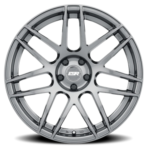 ESR Wheels Forgetech Series RF1 Gloss Graphite 18x9.5 +22 5x114.3mm 73.1mm - Wheelwiz