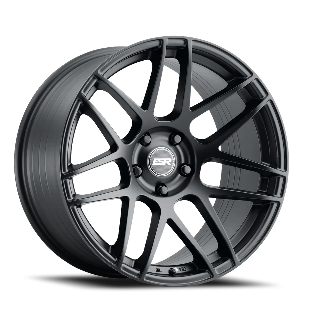 ESR Wheels Forgetech Series RF1 Matte Black 18x8.5 +30 5x105mm 73.1mm - Wheelwiz
