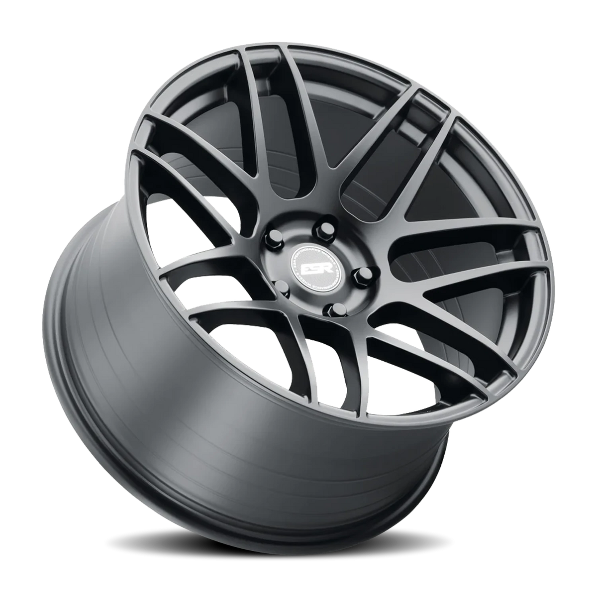 ESR Wheels RF1 Matte Black 19x10.5 +22 5x114.3mm 72.6mm - Wheelwiz