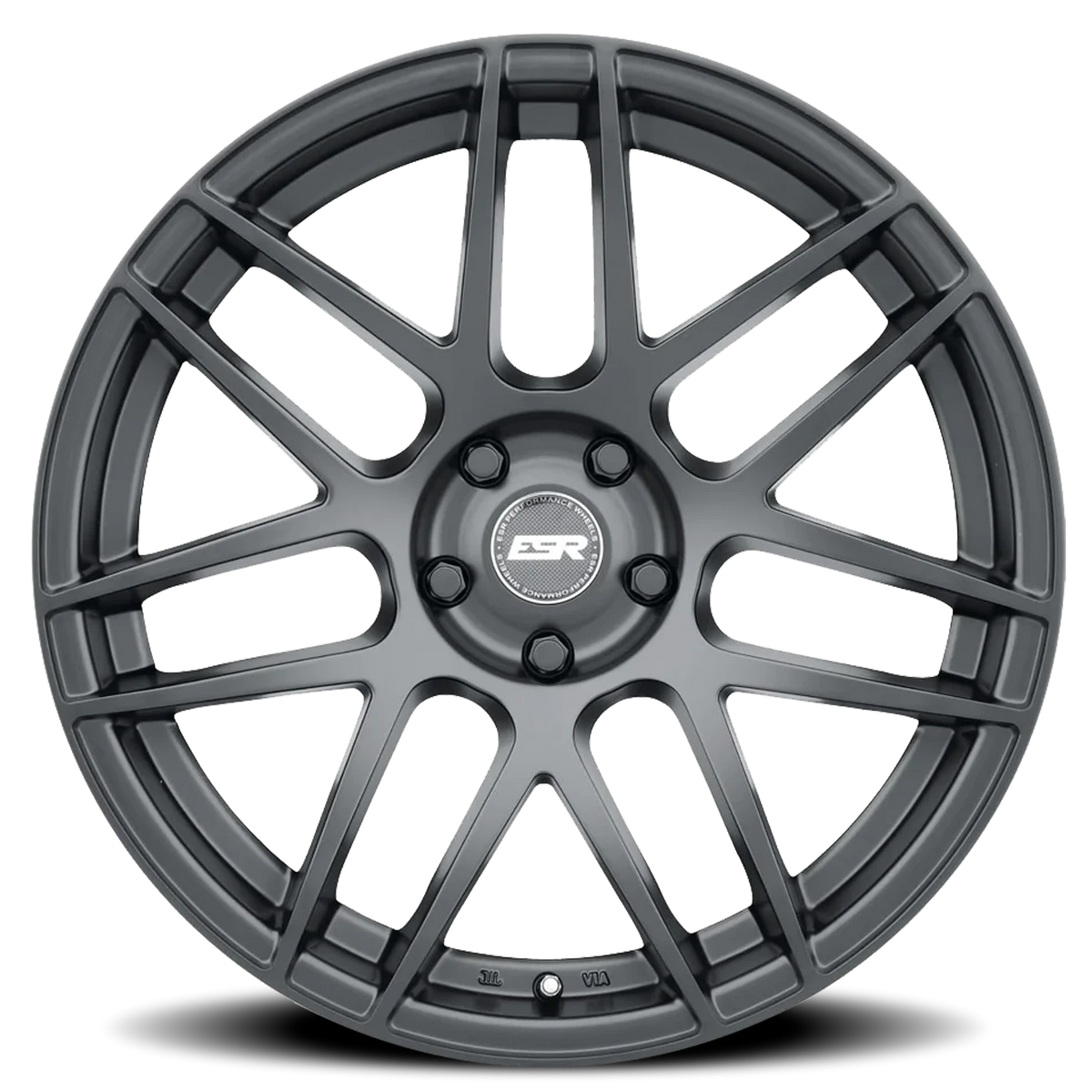 ESR Wheels Forgetech Series RF1 Matte Black 18x8.5 +30 5x105mm 73.1mm - Wheelwiz