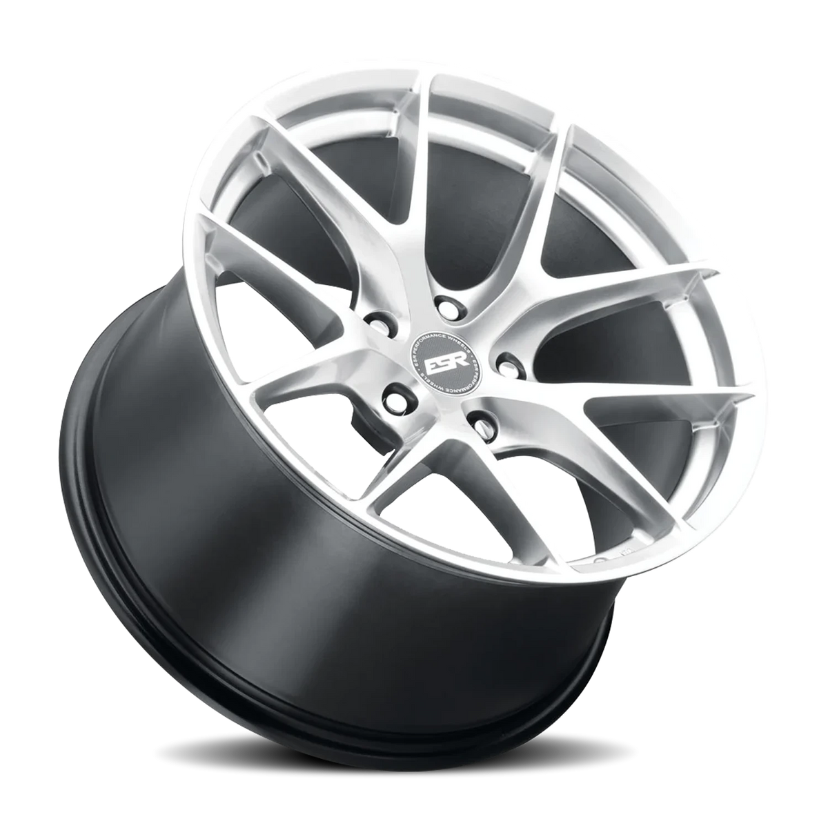 ESR Wheels RF2 Hyper Silver 19x9.5 +22 5x114.3mm 72.6mm - Wheelwiz