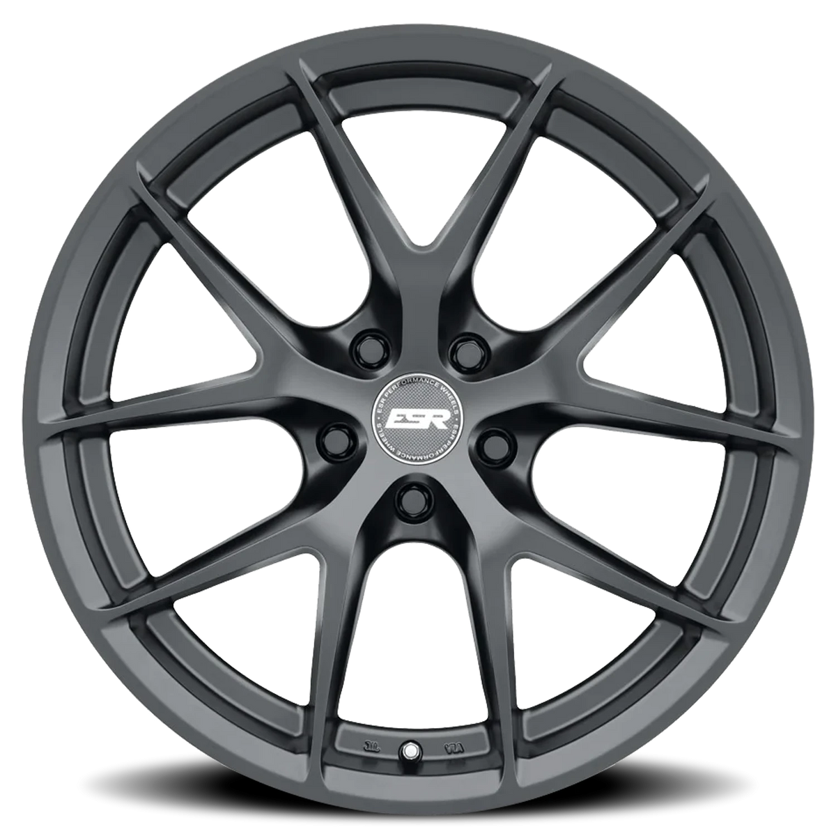 ESR Wheels RF2 Matte Black 19x9.5 +35 5x114.3mm 72.6mm - Wheelwiz