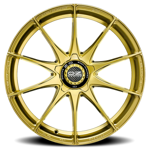 OZ Racing Formula HLT 5H Race Gold 17x9 +42 5x100mm 68mm - Wheelwiz
