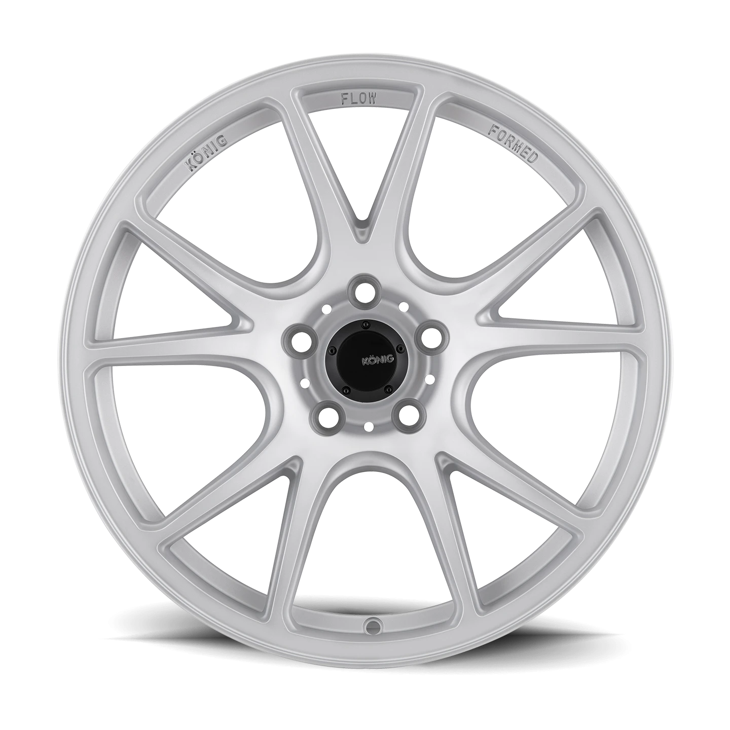 Konig Freeform Matte Silver 17x8 +45 4x100mm 73.1mm - Wheelwiz