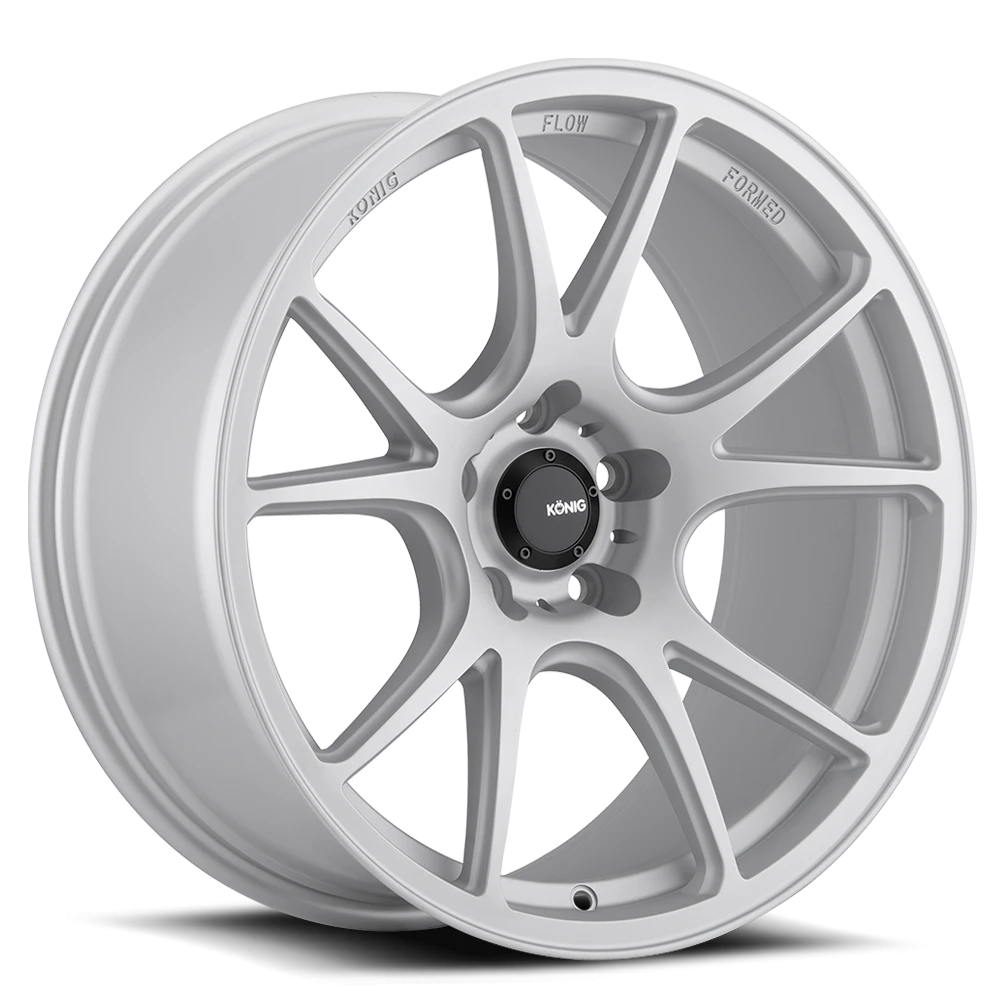 Konig Freeform Matte Silver 17x9 +40 5x114.3mm 73.1mm - Wheelwiz