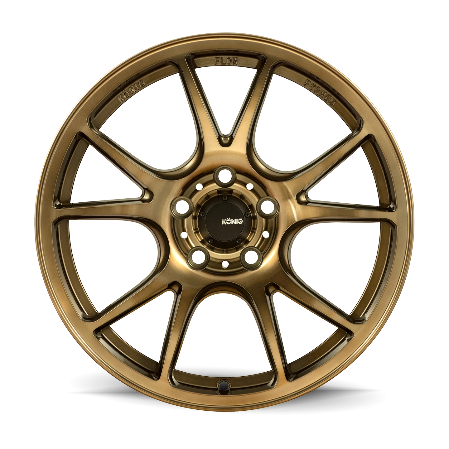 Konig Freeform Radium Bronze 15x8 +25 4x100mm 73.1mm - Wheelwiz
