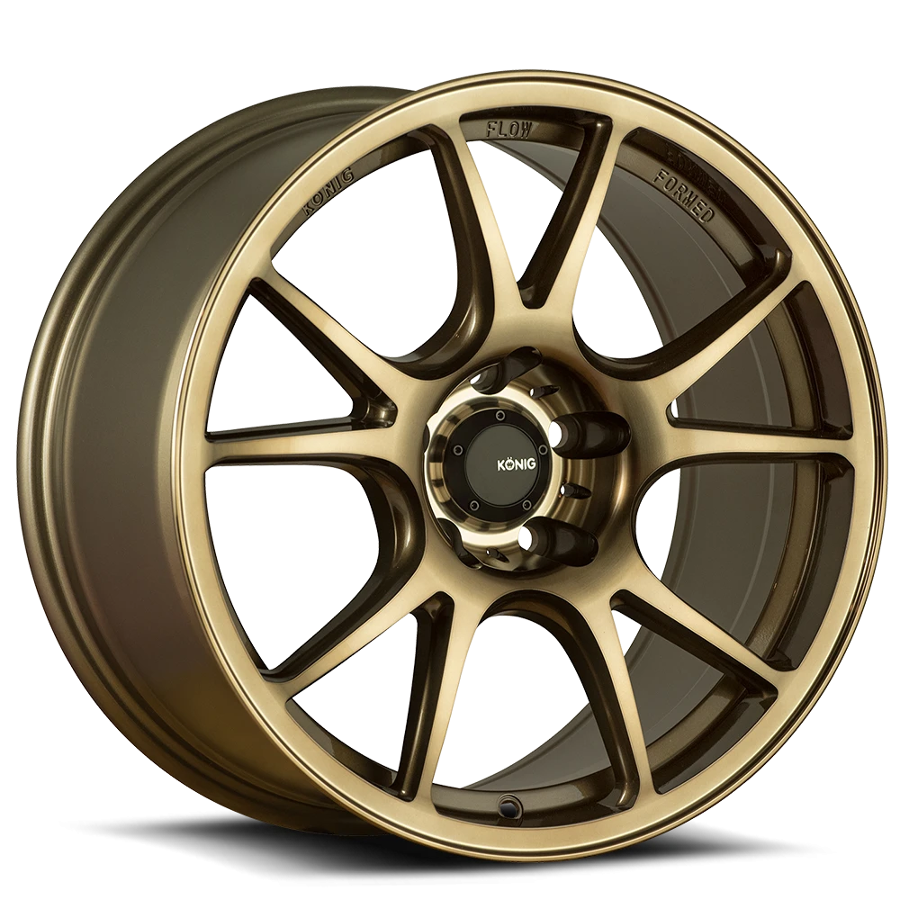 Konig Freeform Radium Bronze 17x8 +38 5x100mm 73.1mm - Wheelwiz