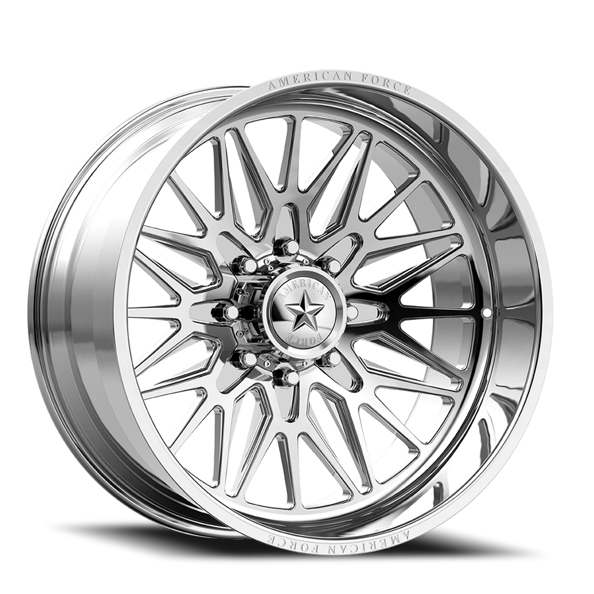 American Force CKH41 Frost CC Polished 24x14 -90 8x165.1mm 122mm - Wheelwiz