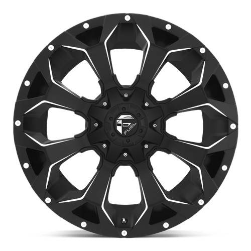 Fuel Offroad D546 ASSAULT Matte Black Milled 17x9 +1 6x135|6x139.7mm 106.1mm