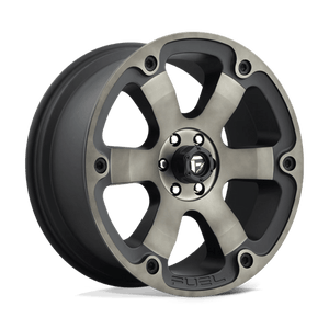 Fuel Offroad D564 BEAST Matte Black Double Dark Tint 20x9 +1 5x127mm 78.1mm
