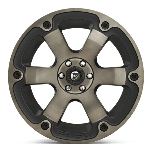 Fuel Offroad D564 BEAST Matte Black Double Dark Tint 20x9 +35 5x127mm 71.8mm