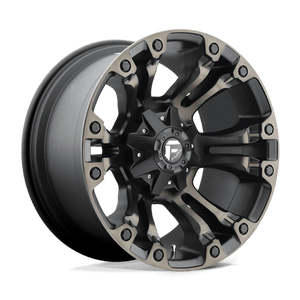 Fuel Offroad D569 VAPOR Matte Black Double Dark Tint 20x10 -18 5x114.3|5x127mm 78.1mm