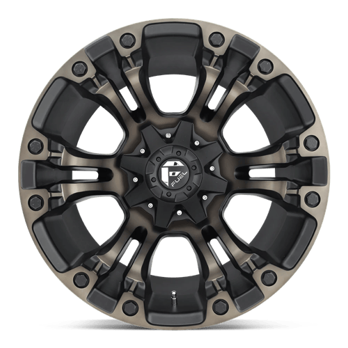 Fuel Offroad D569 VAPOR Matte Black Double Dark Tint 20x10 -18 5x114.3|5x127mm 78.1mm