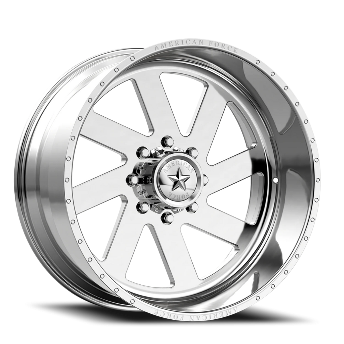 American Force 46 Fuse SS Polished 20x14 -73 6x139.7mm 108mm - Wheelwiz
