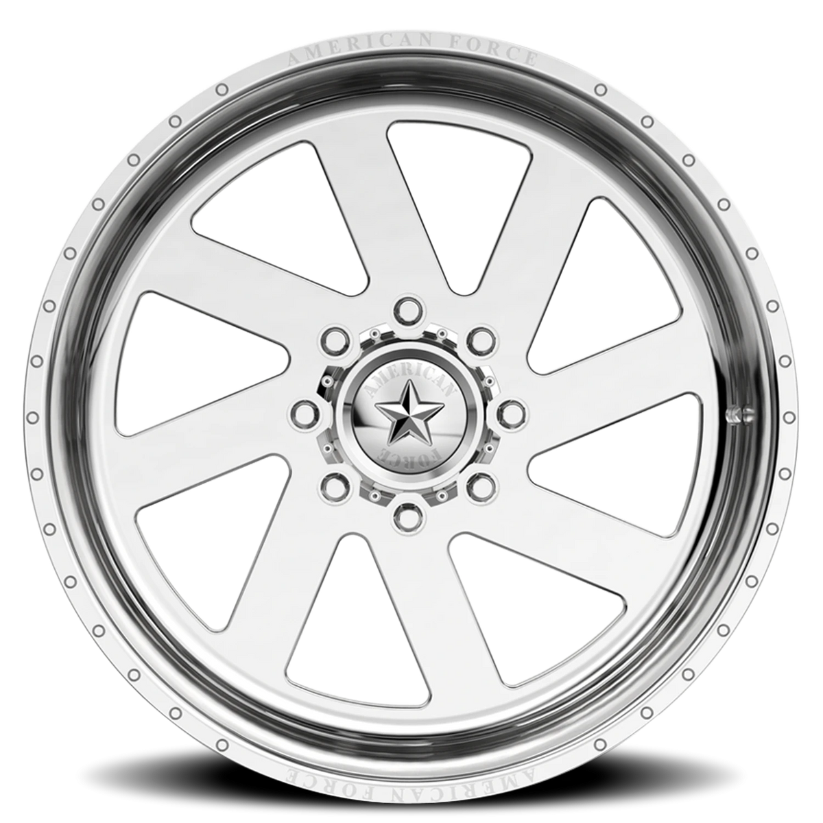 American Force 46 Fuse SS Polished 24x14 -73 6x135mm 87mm - Wheelwiz
