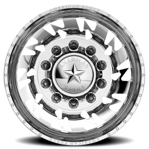 American Force G14 Sideways DRW Polished 22.5x8.25 -145 8x210mm 154mm - Wheelwiz
