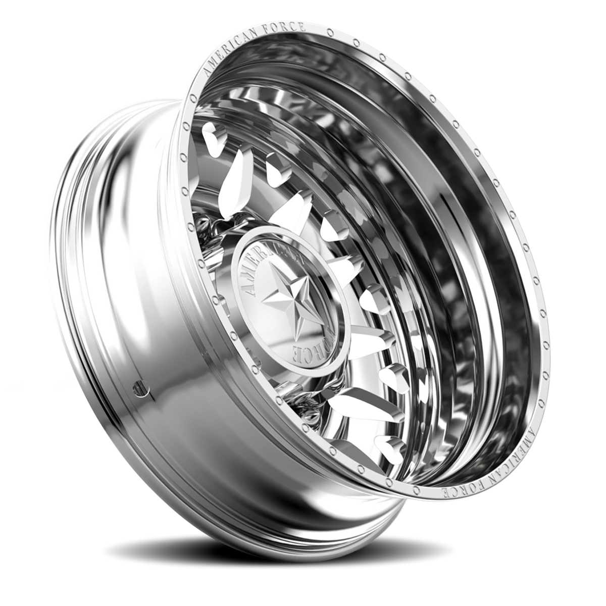American Force G17 EVO DBO Polished 19.5x6.75 -123 8x165.1mm 122mm - Wheelwiz
