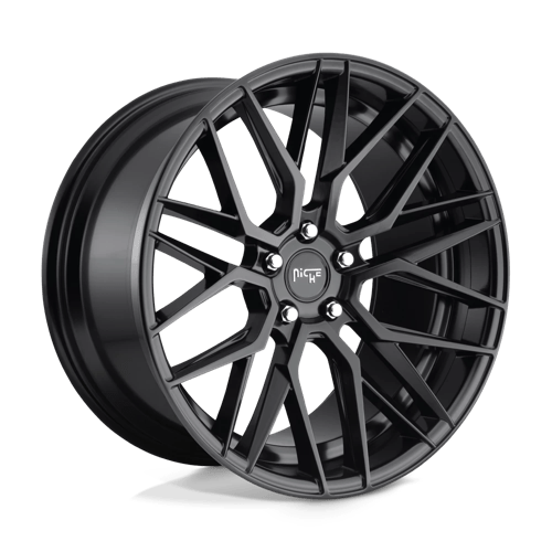Niche M190 GAMMA Matte Black 20x9 +35 5x120mm 74.1mm - Wheelwiz