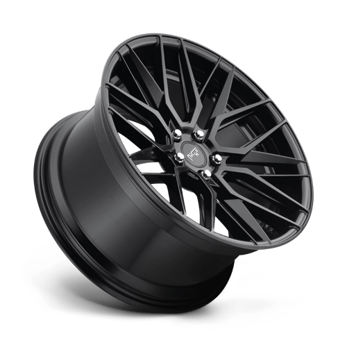 Niche M190 GAMMA Matte Black 19x9.5 +48 5x112mm 66.6mm - WheelWiz