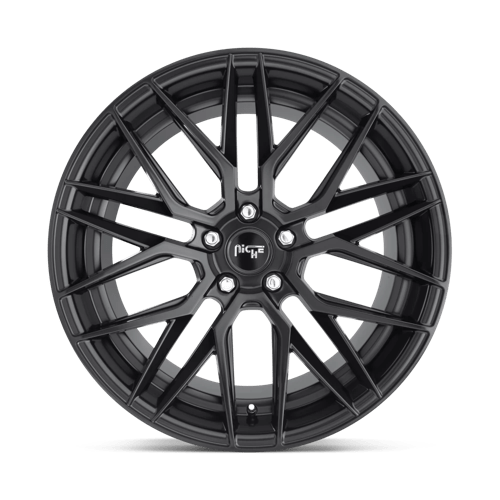 Niche M190 GAMMA Matte Black 19x9.5 +48 5x112mm 66.6mm - WheelWiz