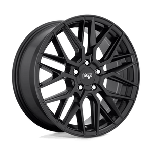 Niche M190 GAMMA Matte Black 18x8 +42 5x112mm 66.6mm - Wheelwiz
