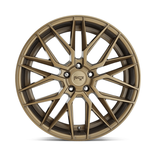 Niche M191 GAMMA Matte Bronze 19x8.5 +42 5x112mm 66.6mm - WheelWiz