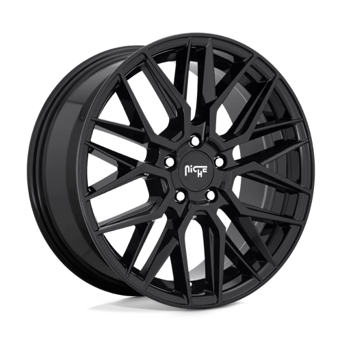 Niche M224 GAMMA Gloss Black 18x8 +42 5x112mm 66.6mm - Wheelwiz