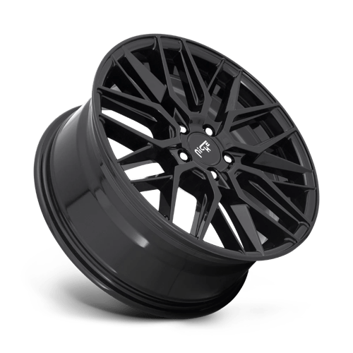 Niche M224 GAMMA Gloss Black 18x8 +42 5x112mm 66.6mm - Wheelwiz