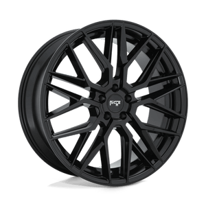 Niche M224 GAMMA Gloss Black 22x10.5 +20 5x115mm 71.5mm - Wheelwiz
