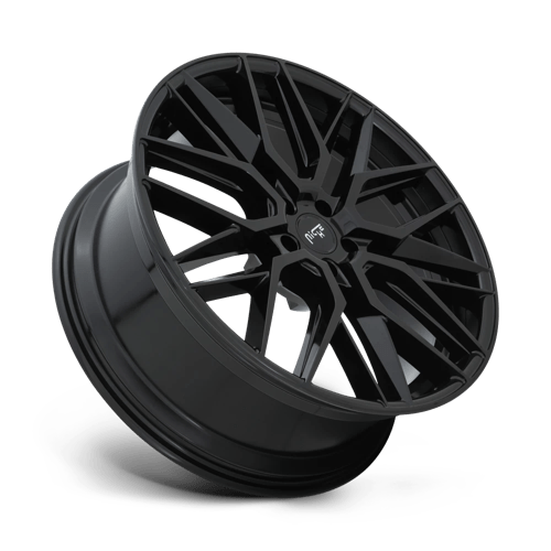 Niche M224 GAMMA Gloss Black 22x10.5 +20 5x115mm 71.5mm - Wheelwiz