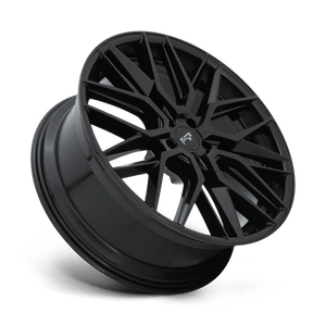Niche M224 GAMMA Gloss Black 20x10.5 +40 5x114.3mm 72.6mm - Wheelwiz