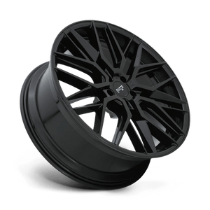 Niche M224 GAMMA Gloss Black 24x10 +18 5x115mm 71.5mm - WheelWiz