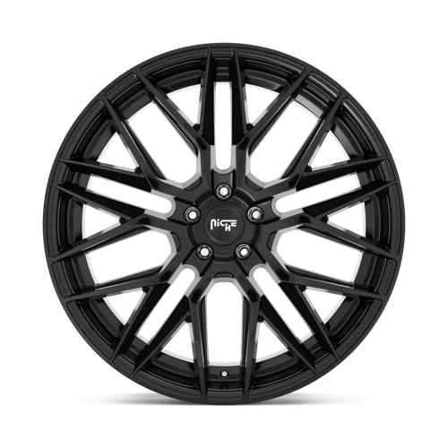 Niche M224 GAMMA Gloss Black 20x10.5 +40 5x112mm 66.6mm - Wheelwiz
