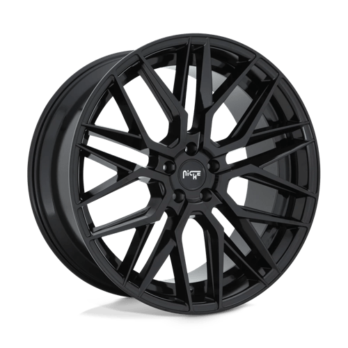 Niche M224 GAMMA Gloss Black 22x10.5 +35 5x127mm 71.5mm - Wheelwiz