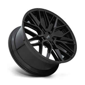 Niche M224 GAMMA Gloss Black 22x10.5 +35 5x130mm 84.1mm - Wheelwiz