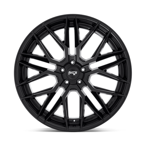 Niche M224 GAMMA Gloss Black 22x10.5 +35 5x127mm 71.5mm - Wheelwiz