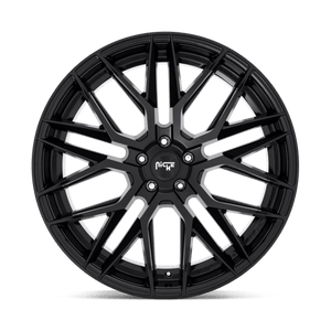 Niche M224 GAMMA Gloss Black 22x10.5 +35 5x130mm 84.1mm - Wheelwiz