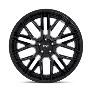 Niche M224 GAMMA Gloss Black 22x10.5 +35 5x130mm 84.1mm - Wheelwiz