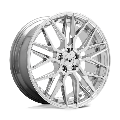 Niche M249 GAMMA Chrome 22x9 +15 5x115mm 71.5mm - Wheelwiz