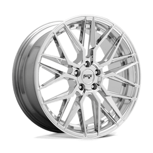 Niche M249 GAMMA Chrome 22x9 +15 5x115mm 71.5mm - Wheelwiz